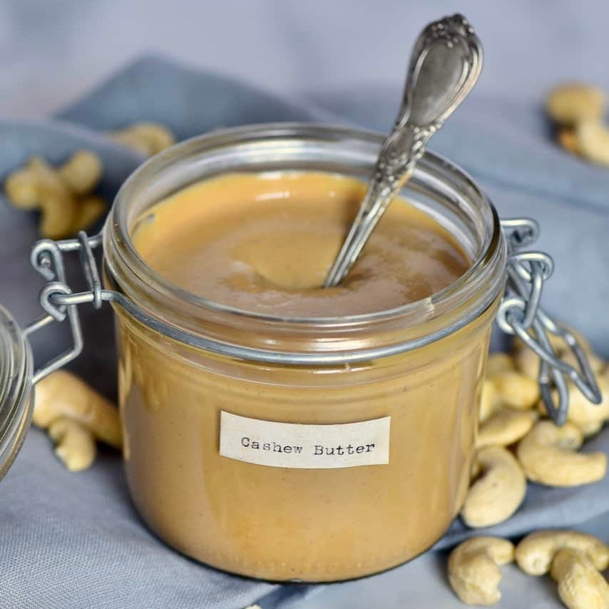 Homemade Roasted Cashew Butter by Alphafoodie