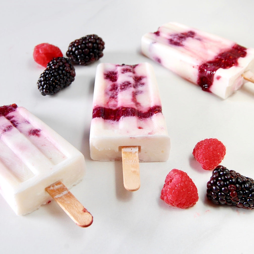 Coconut & Mixed Berry Popsicle
