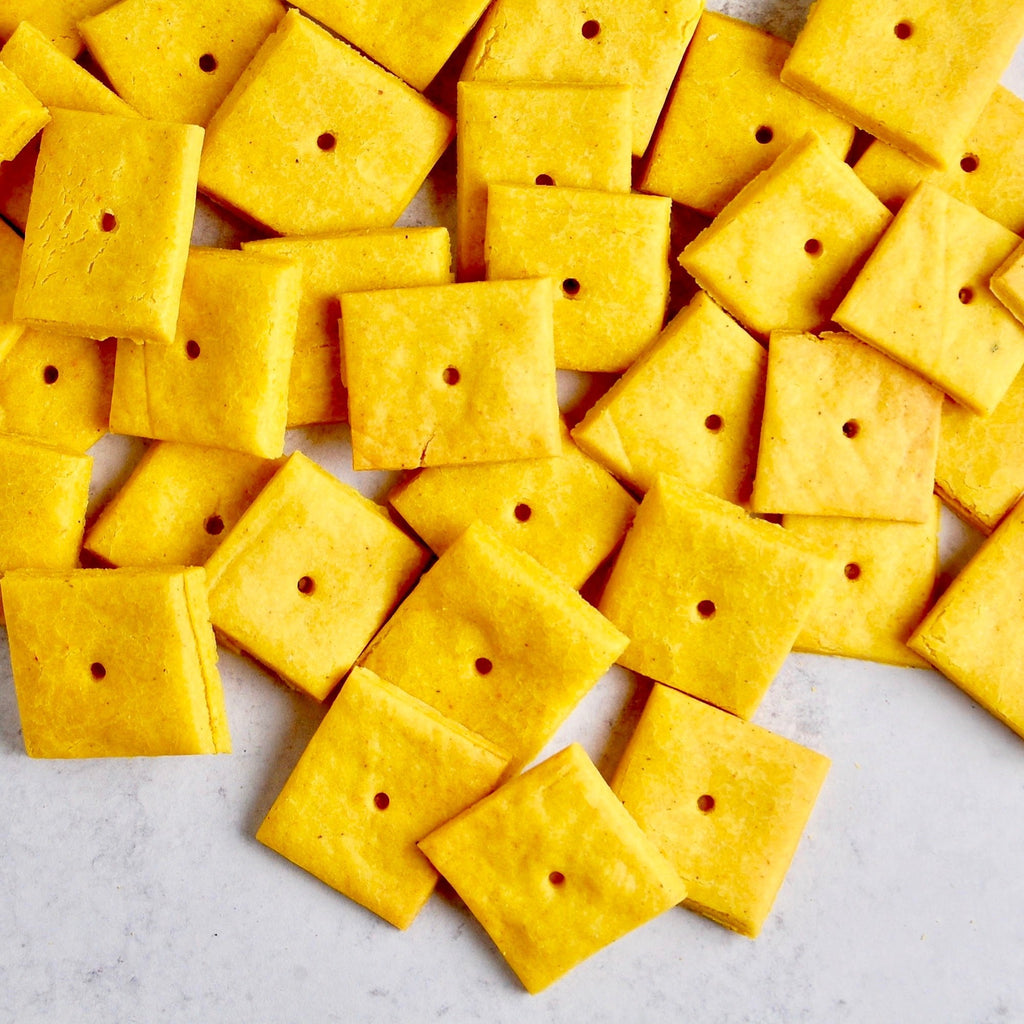 Dairy–Free Cheeze- Its Crackers