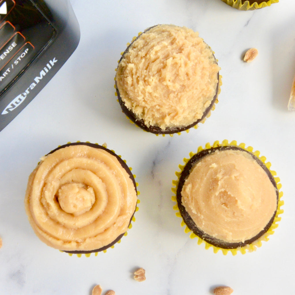 Chocolate Cupcakes with Peanut Butter Frosting