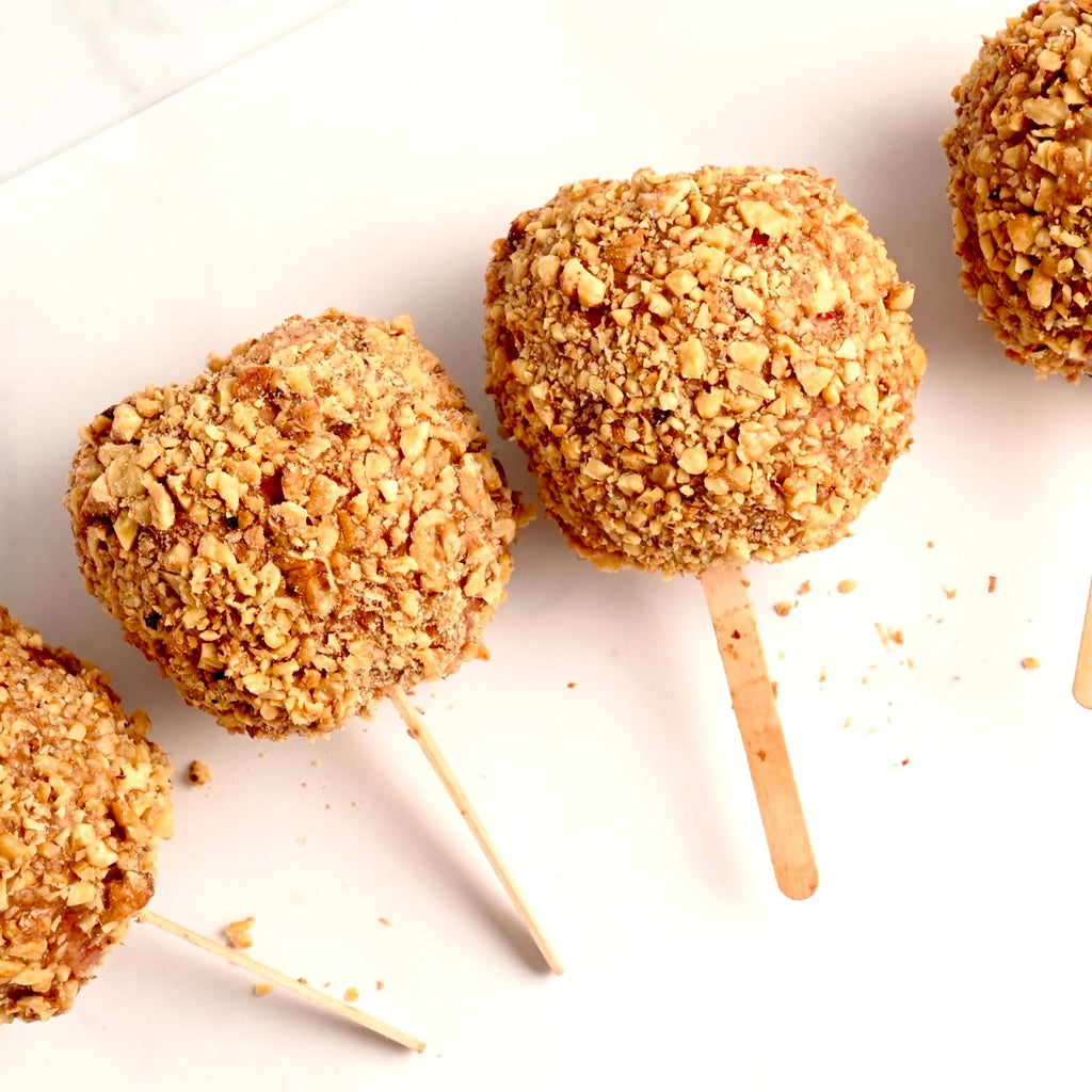 Almond Butter Toffee Apples