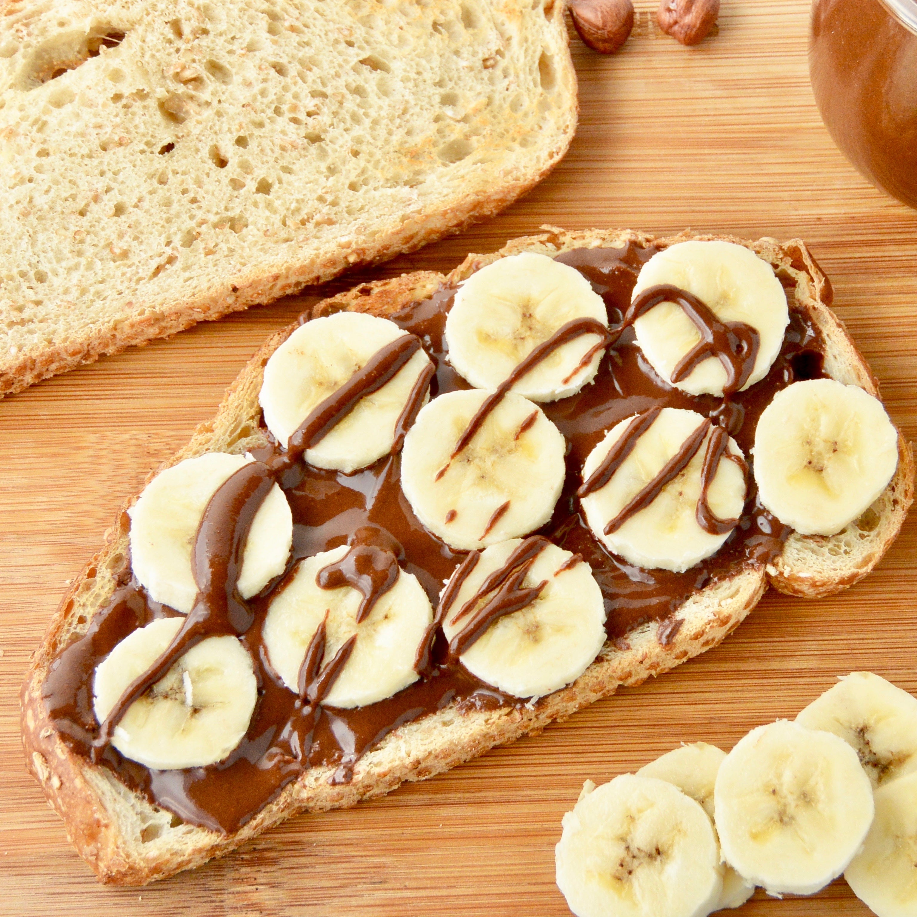 Nutella, Banana & Choc Chip Toastie