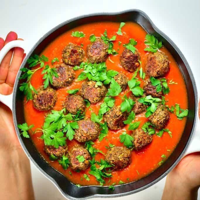 The Lentil Vegan Meatballs Recipe by Alphafoodie