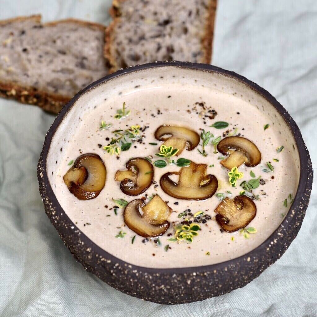 Cream of Mushroom Soup by Alphafoodie