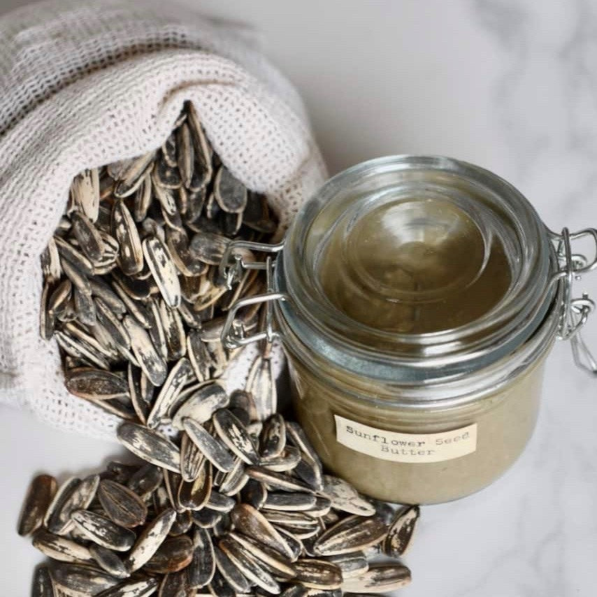 Homemade Roasted Sunflower Seed Butter by Alphafoodie