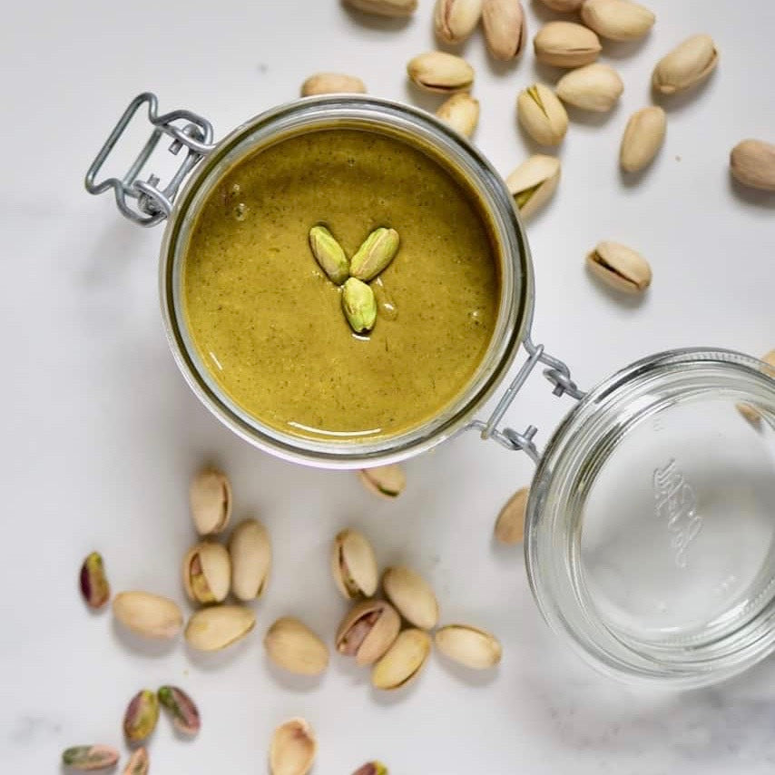 Homemade Roasted Pistachio Butter by Alphafoodie