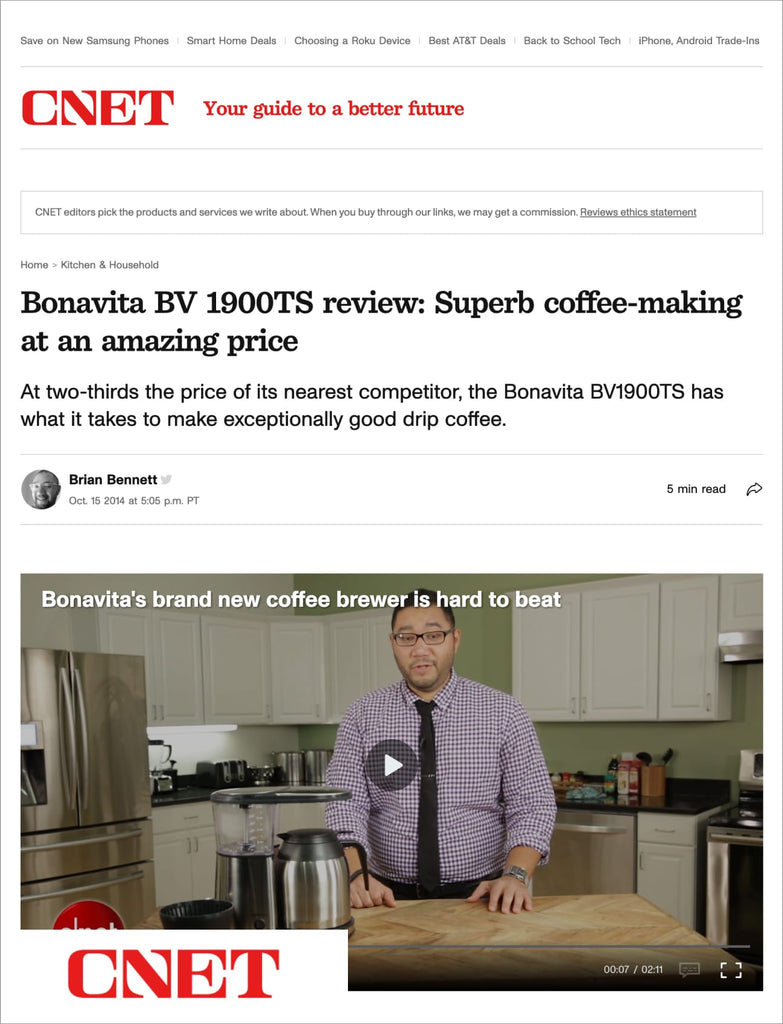 CNET review recommends Bonavita.